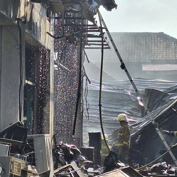 Gedung D Kemendagri Kebakaran