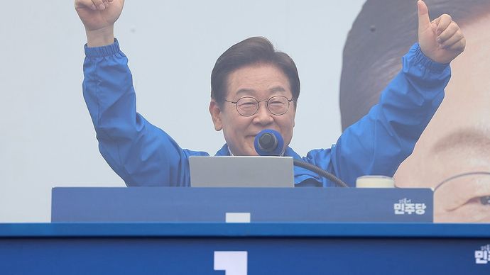Lee Jae Myung, kandidat terkuat Presiden Korea Selatan.