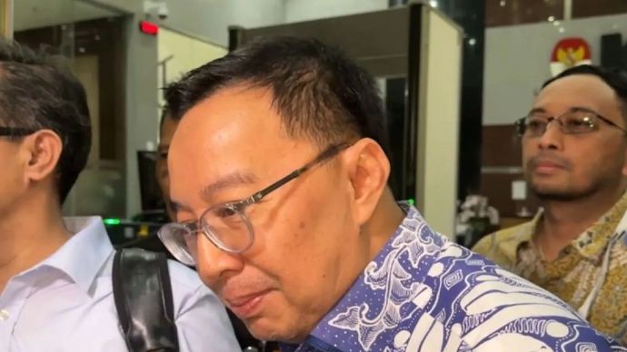 Anggota V Badan Pemeriksa Keuangan (BPK) RI Bobby Adhityo Rizaldi setelah diperiksa Komisi Pemberantasan Korupsi (KPK) sebagai saksi di Gedung Merah Putih KPK, Jakarta, Kamis, 16 Juli 2026.