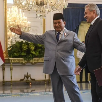 Prabowo Jamu Sekretaris Dewan Keamanan Rusia Santap Siang di Istana Merdeka