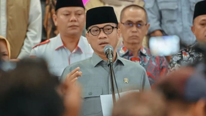 Menteri Desa dan Pembangunan Daerah Tertinggal Yandri Susanto di Jakarta, Selasa, 23 Juni 2026