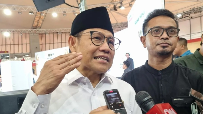 Menteri Koordinator Bidang Pemberdayaan Masyarakat Abdul Muhaimin Iskandar. (ANTARA/Anita Permata Dewi)