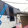 Bus Transjakarta Seret Motor dan Tabrak 4 Ruko di Pulogebang, Enam Orang Luka