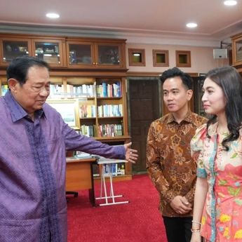Gibran dan Selvi Kunjungi SBY di Cikeas, Sampaikan Ucapan Ulang Tahun ke-76