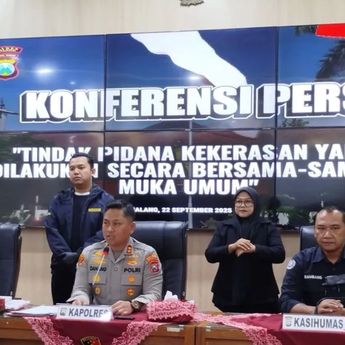 Polres Malang Tetapkan 21 Tersangka Perusakan Polsek dan Pos Polisi