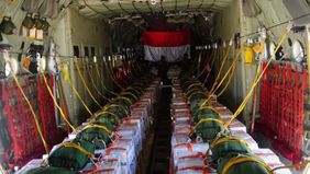 TNI melalui Satgas Garuda Merah Putih-II berhasil mengirim bantuan logistik berupa makanan, obat-obatan, dan pakaian kepada warga di Jalur Gaza, Palestina pada peringatan HUT Ke-80 RI pada Minggu, 17 Agustus 2025, sebagai bagian dari misi kemanusiaan