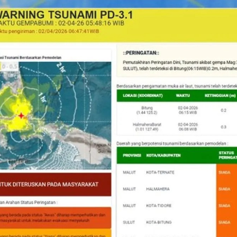Gempa M 7,6 di Perairan Bitung Picu Kepanikan Warga Gorontalo