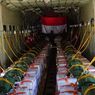 Momen Satgas Merah Putih Terjunkan Bantuan Logistik untuk Warga Gaza saat HUT Ke-80 RI