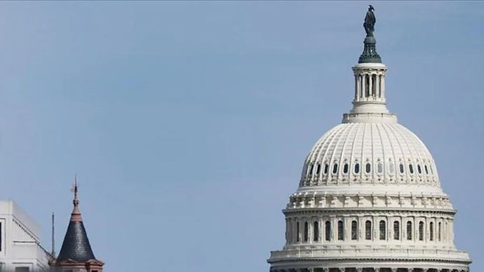 Gedung Capitol AS di Washington, D.C., Amerika Serikat. 