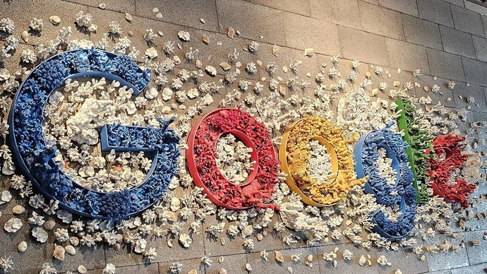 Ilustrasi - Logo Google di Kantor Google, Jakarta Selatan. ANTARA/Livia Kristianti/am.