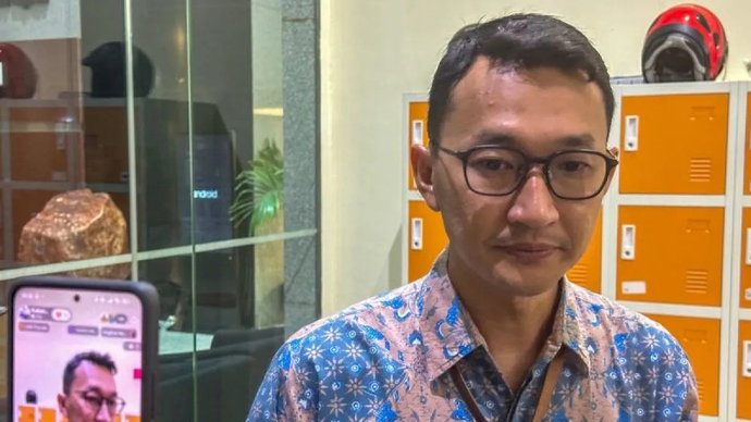 Juru Bicara Komisi Pemberantasan Korupsi Budi Prasetyo memberikan keterangan di Gedung Merah Putih KPK, Jakarta, Kamis (23/4/2026). ANTARA/Rio Feisal/am