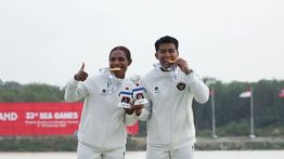 Stevani–Subhi Sumbang Emas Kedua untuk Indonesia di Nomor Mixed Kayak Double 200 Meter
