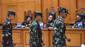 Pengadilan Militer II-08 Jakarta, Cakung, Jakarta Timur, menolak permohonan biaya ganti rugi (restitusi) kepada korban dalam kasus penembakan bos rental mobil yang terjadi di rest area KM45, Tol Tangerang-Merak, Jayanti, Kabupaten Tangerang.