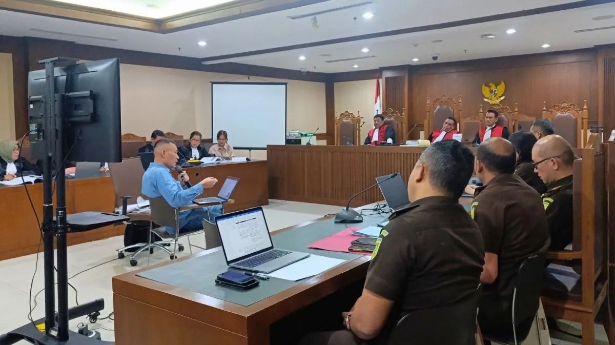 Sidang peninjauan kembali (PK) terpidana Jessica Kumala Wongso di Pengadilan Negeri Jakarta Pusat, Senin (4/11/2024). <b>(Antara)</b>