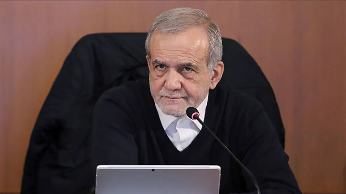 Arsip foto - Presiden Iran Masoud Pezeshkian. /ANTARA/Iranian Presidency/Anadolu/pri. <b>(Antara)</b>