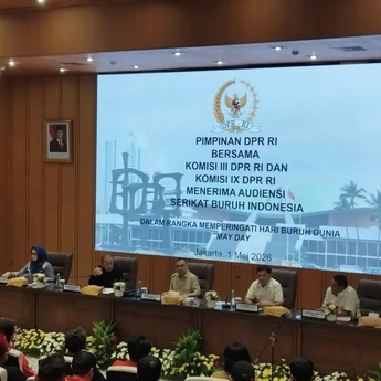 DPR RI Terima Audiensi Buruh Gebrak di Tengah Aksi May Day 2026