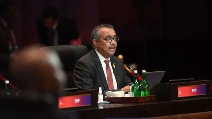 Direktur Jenderal WHO Tedros Adhanom Ghebreyesus.