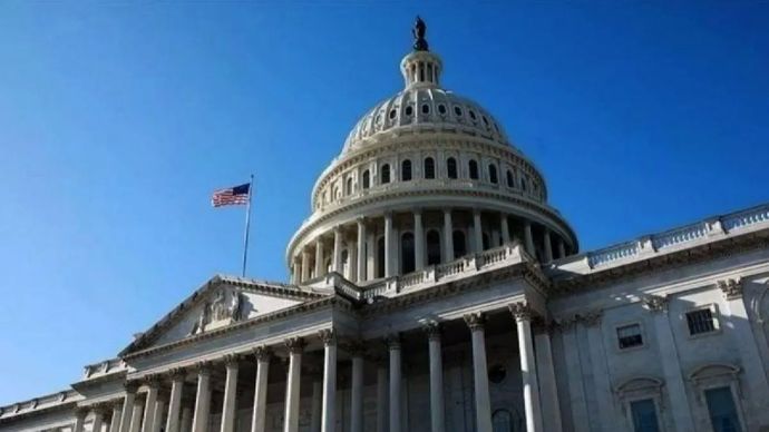 Gedung Capitol Hill, Washington DC, Amerika Serikat. 