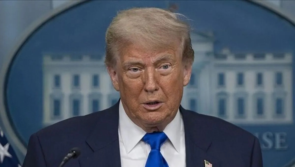 Arsip foto - Presiden Amerika Serikat Donald Trump mengadakan konferensi pers di Gedung Putih Washington DC, Amerika Serikat. ANTARA/Anadolu Ajensi/pri. <b>(Antara)</b>