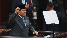 Presiden Prabowo Subianto sentil sekelompok elite yang menganggap pemikiran para pejuang Angkatan 1945, termasuk dua Proklamator Kemerdekaan RI, Soekarno dan Mohammad Hatta