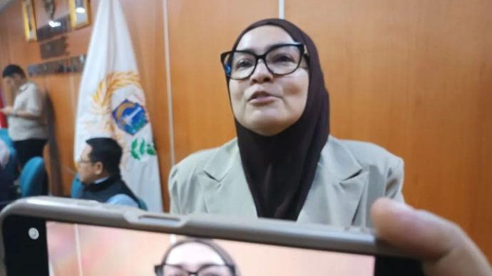 Anggota Pansus Penyelenggaraan Pendidikan DPRD DKI Jakarta Astrid Khairunisha atau Astrid Kuya memberi keterangan di Jakarta, Rabu, 3 September 2025.