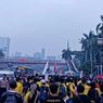 Massa Mahasiswa Bubarkan Diri Usai Aksi Damai di Depan Gedung DPR