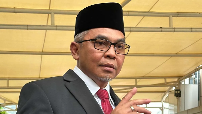 Ketua Komisi Pemberantasan Korupsi Setyo Budiyanto memberikan keterangan di Gedung Juang KPK, Jakarta, Rabu (18/2/2026). ANTARA/Rio Feisal/aa.