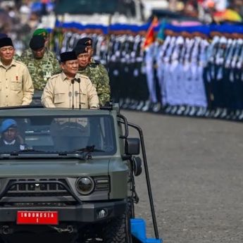 Prabowo Ucapkan Terima Kasih Lebih dari 50 Kali kepada Prajurit Saat HUT Ke-80 TNI di Monas