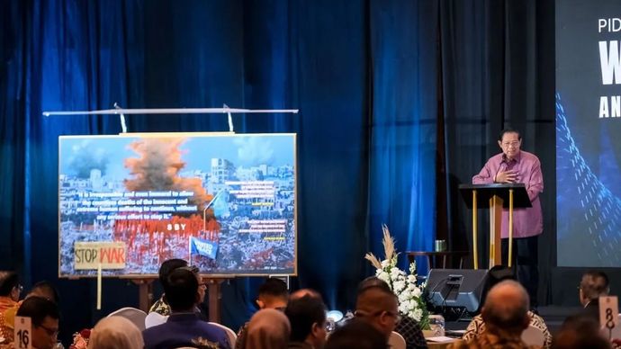 Hadiri Pidato Peradaban World Disorder and The Future of Our Civilization, Menteri Ekraf siap ikut menjaga peradaban Indonesia, Jakarta, Rabu 30 Juli 2025 (ANTARA/HO Kementerian Ekonomi Kreatif)