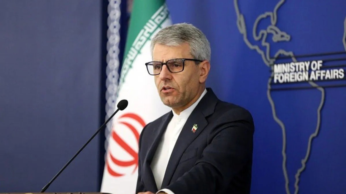 Juru bicara Kementerian Luar Negeri Iran, Esmail Baghaei. ANTARA/Anadolu/py.