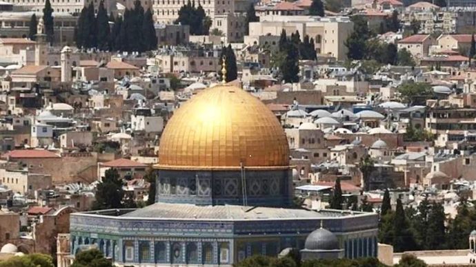 Ilustrasi - Pemandangan Masjid Al Aqsa dan bentangan kota Yerusalem. ANTARA/Anadolu/aa.