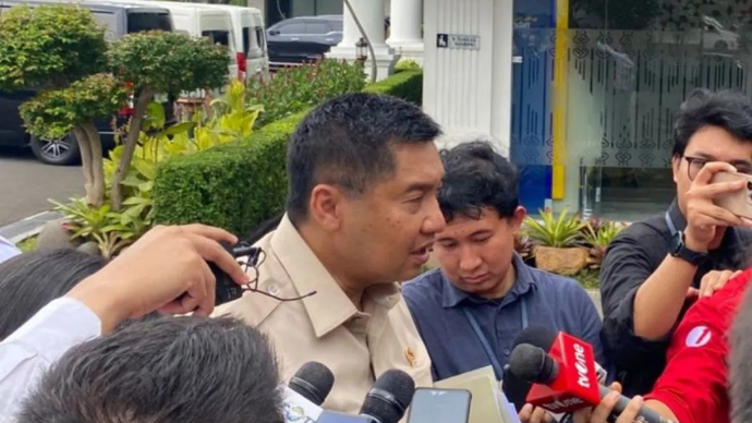 Menteri Perumahan dan Kawasan Permukiman Maruarar Sirait menghadiri rapat terbatas di Kompleks Istana Kepresidenan, Jakarta, Senin (6/4/2026). ANTARA/HO-Dokumen Pribadi