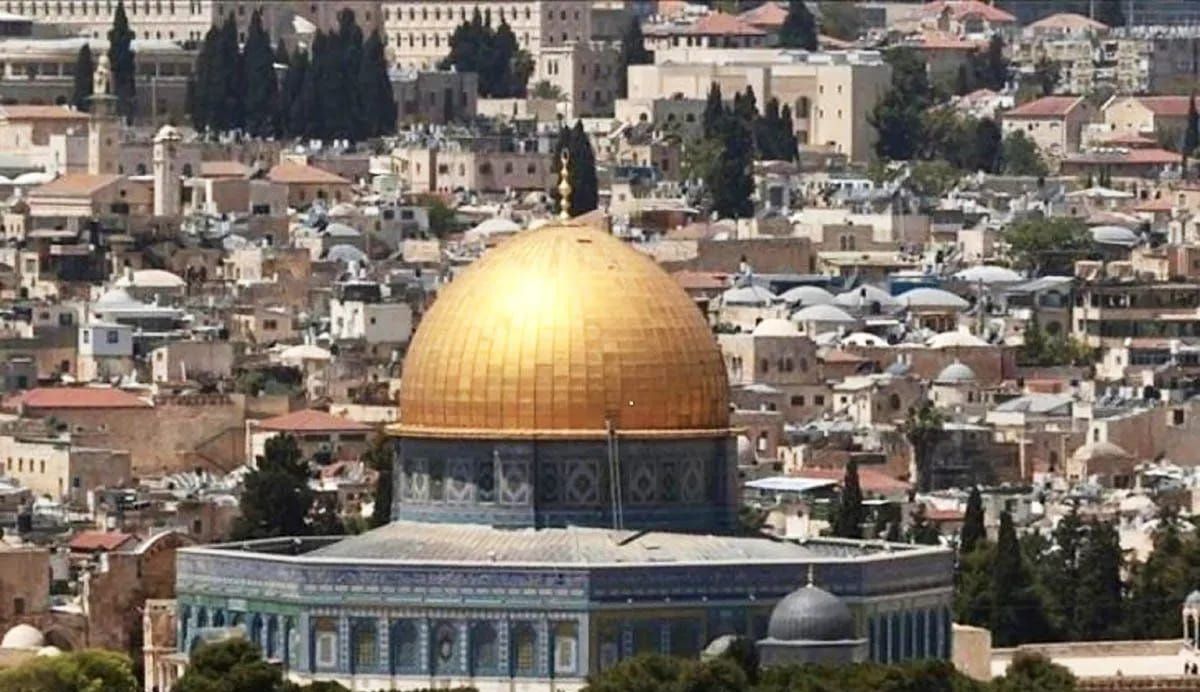 Ilustrasi - Pemandangan Masjid Al Aqsa dan bentangan kota Yerusalem. ANTARA/Anadolu/aa. <b>(Antara)</b>