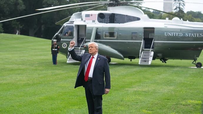 Arsip - Presiden AS Donald Trump. (Xinhua/Hu Yousong)