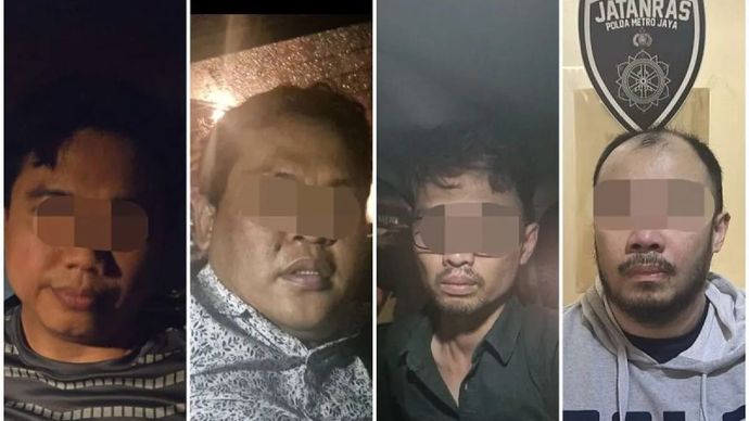 Arsip foto - Empat pelaku penculikan dan pembunuhan kepala cabang (Kacab) sebuah bank di Jakarta berinisial MIP (37) ditangkap oleh Subdit Jatanras Ditreskrimum Polda Metro Jaya, Minggu 24 Agustus 2025. ANTARA/HO-Direktorat Reserse Kriminal Umum Pold