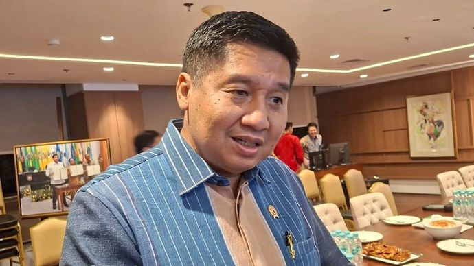 Menteri Perumahan dan Kawasan Permukiman (PKP) Maruarar Sirait saat ditemui di Kementerian PKP, Jakarta. 