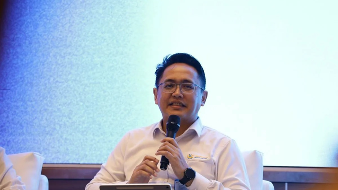 Direktur Jenderal Riset dan Pengembangan (Dirjen Risbang) Kemdiktisaintek Fauzan Adziman pada Penandatanganan Kontrak Program Pendanaan Riset di Jakarta, Senin (20/4/2026). ANTARA/HO-Kemdiktisaintek