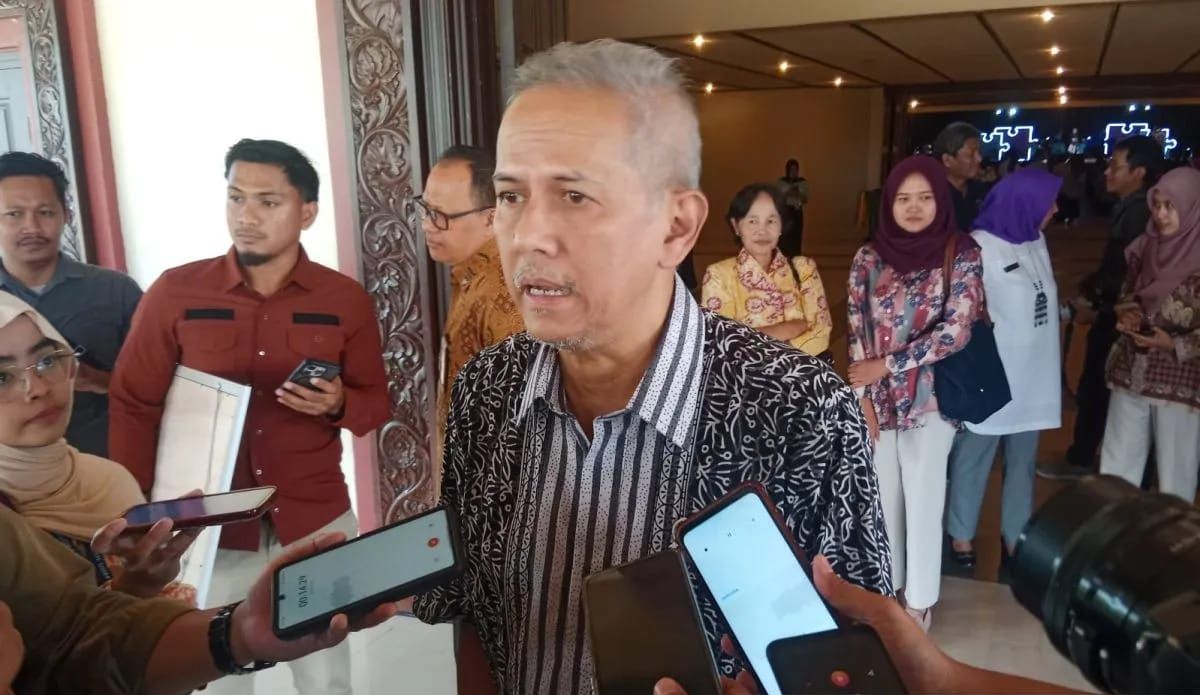 Wakil Menteri Keuangan Anggito Abimanyu saat ditemui di Grha Sabha Pramana, Universitas Gadjah Mada (UGM), Yogyakarta, Kamis 7 Agustus 2025 ANTARA/Luqman Hakim <b>(Antara)</b>