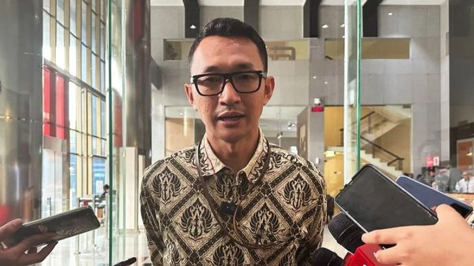 Juru Bicara Komisi Pemberantasan Korupsi Budi Prasetyo ANTARA/Rio Feisal/am.
