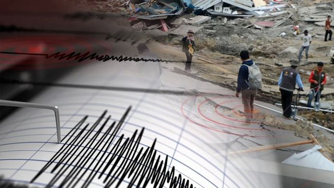Ilustrasi - Gempa bumi.