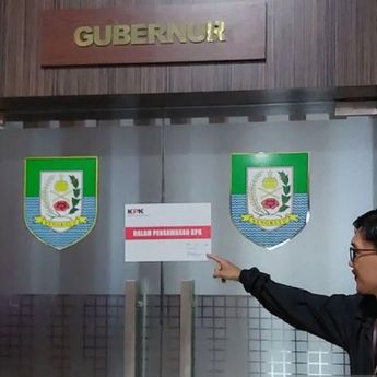 Pasca OTT, KPK Segel Ruang Kerja Gubernur dan Sekda Bengkulu