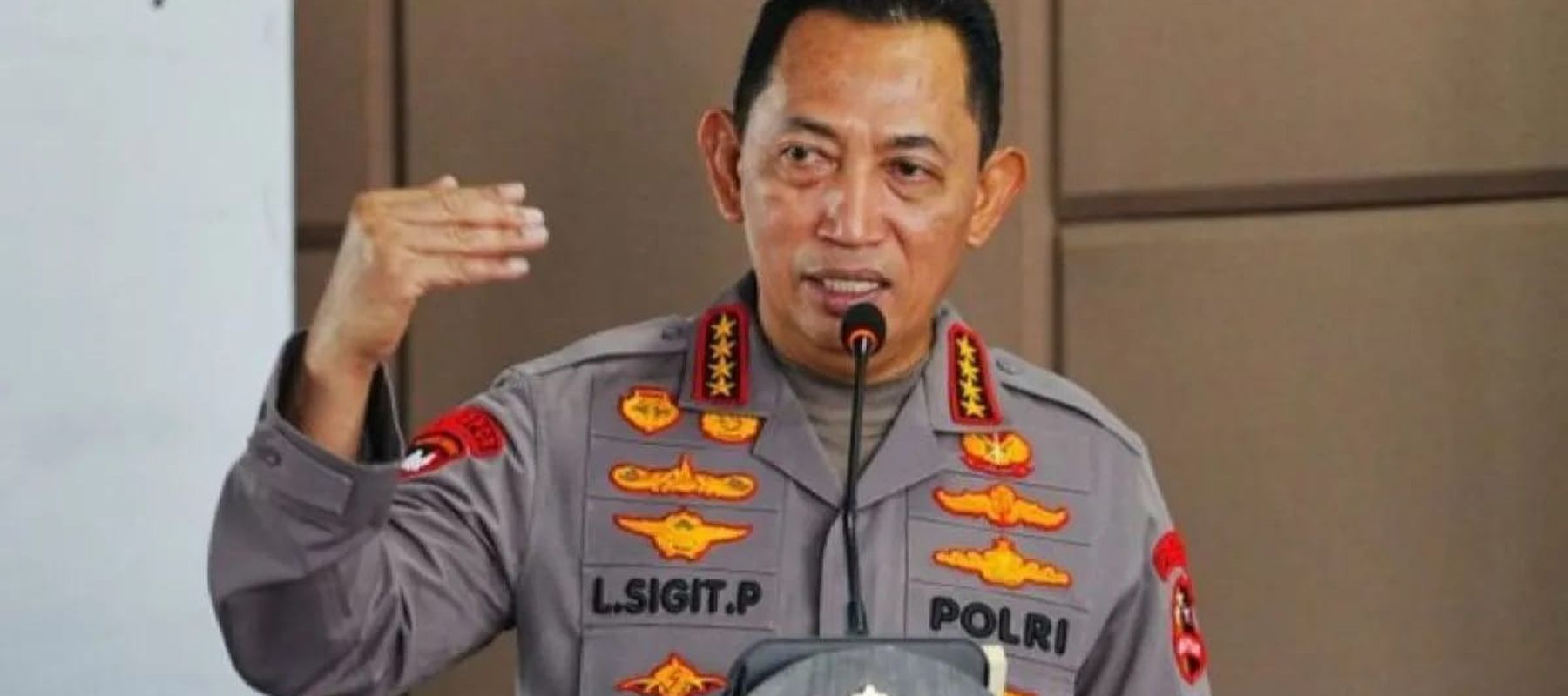 Kapolri Jenderal Liatyo Sigi Prabowo. ANTARA/HO-div Humas Polri.