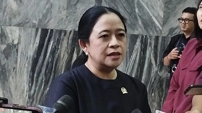Ketua DPR RI Puan Maharani di kompleks parlemen, Jakarta, Senin 22 September 2025. (ANTARA/Bagus Ahmad Rizaldi)