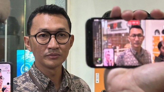 Juru Bicara Komisi Pemberantasan Korupsi Budi Prasetyo memberikan keterangan di Gedung Merah Putih KPK, Jakarta, Selasa 3 Maret 2026. ANTARA/Rio Feisal/am.