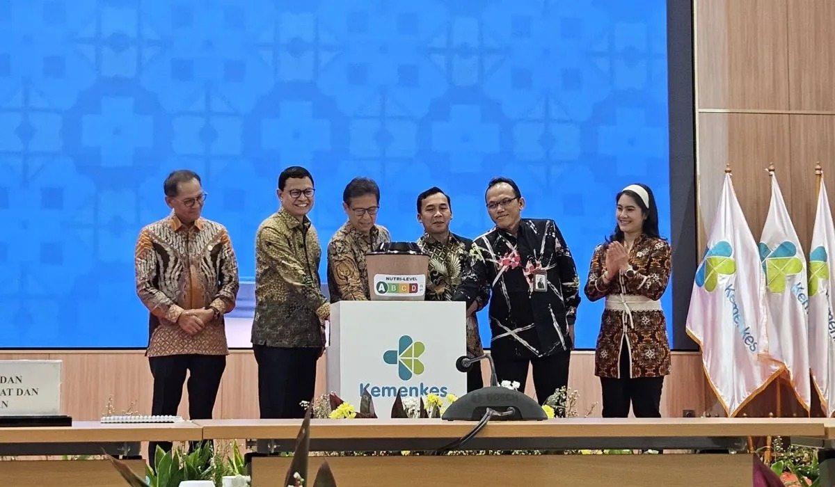 Pemerintah meluncurkan kebijakan tentang label gizi di Jakarta, Selasa (14/4/2026). ANTARA/Mecca Yumna <b>(Antara)</b>