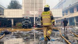 Kebakaran Landa Markas Gegana di Jakpus, 3 Orang Diamankan