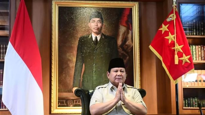 Tangkapan layar - Presiden RI Prabowo Subianto saat menyampaikan respons terhadap gelombang aksi unjuk rasa di Jakarta serta menyampaikan rasa bela sungkawa atas insiden yang menewaskan seorang pengendara ojek online, di Jakarta, Jumat 29 Agustus 2025. (ANTARA/Andi Firdaus)