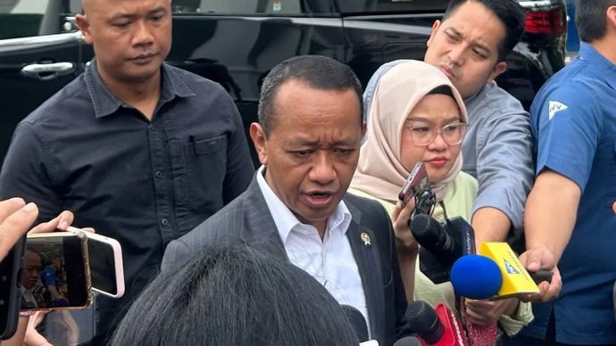 Menteri Energi dan Sumber Daya Mineral (ESDM) Bahlil Lahadalia.