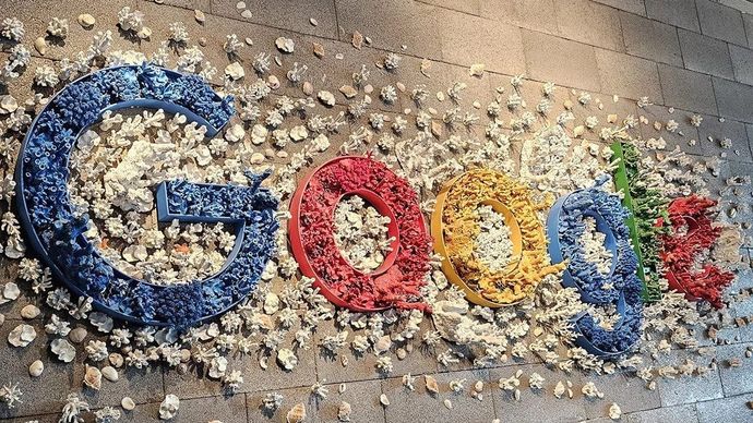 Ilustrasi - Logo Google di Kantor Google, Jakarta Selatan. ANTARA/Livia Kristianti/am.