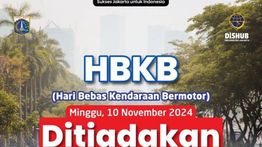 10 November Hari Pahlawan, Car Free Day (CFD) Sudirman-Thamrin Ditiadakan